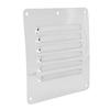 Boat Louvered Vent Rustproof 304 Stainless Steel Marine Ventilation Grille Cover with Screws for Yachts RV 127 X 115mm