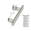 304 Stainless steel shower Single handle bathroom glass doors  handle Mirror surface  Hole pitch145mm 300mm 350mm 400mm 500mm