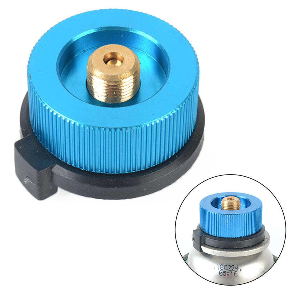 1PCS Camping Stove Adapter Propane Adapter Lindal Valve Butane Canister Adapter Cylinder Gas Cartidge Converter