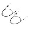2pcs Engine Brake Zone Control Cable 176556 Replacement for Various Sears Craftsman Mowers