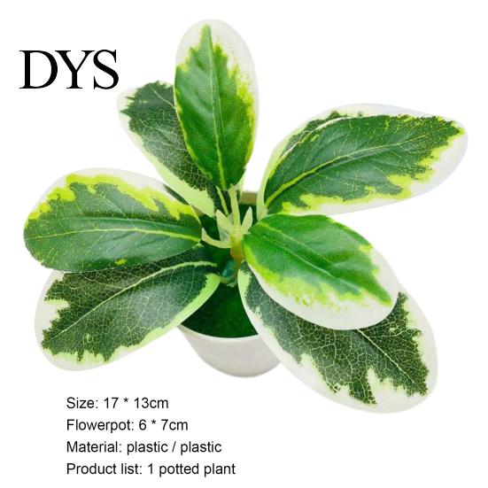Garden Artificial Potted Plant Realistic Plastic Eye-Catching Decoration Imitative Bonsai Plants for Home