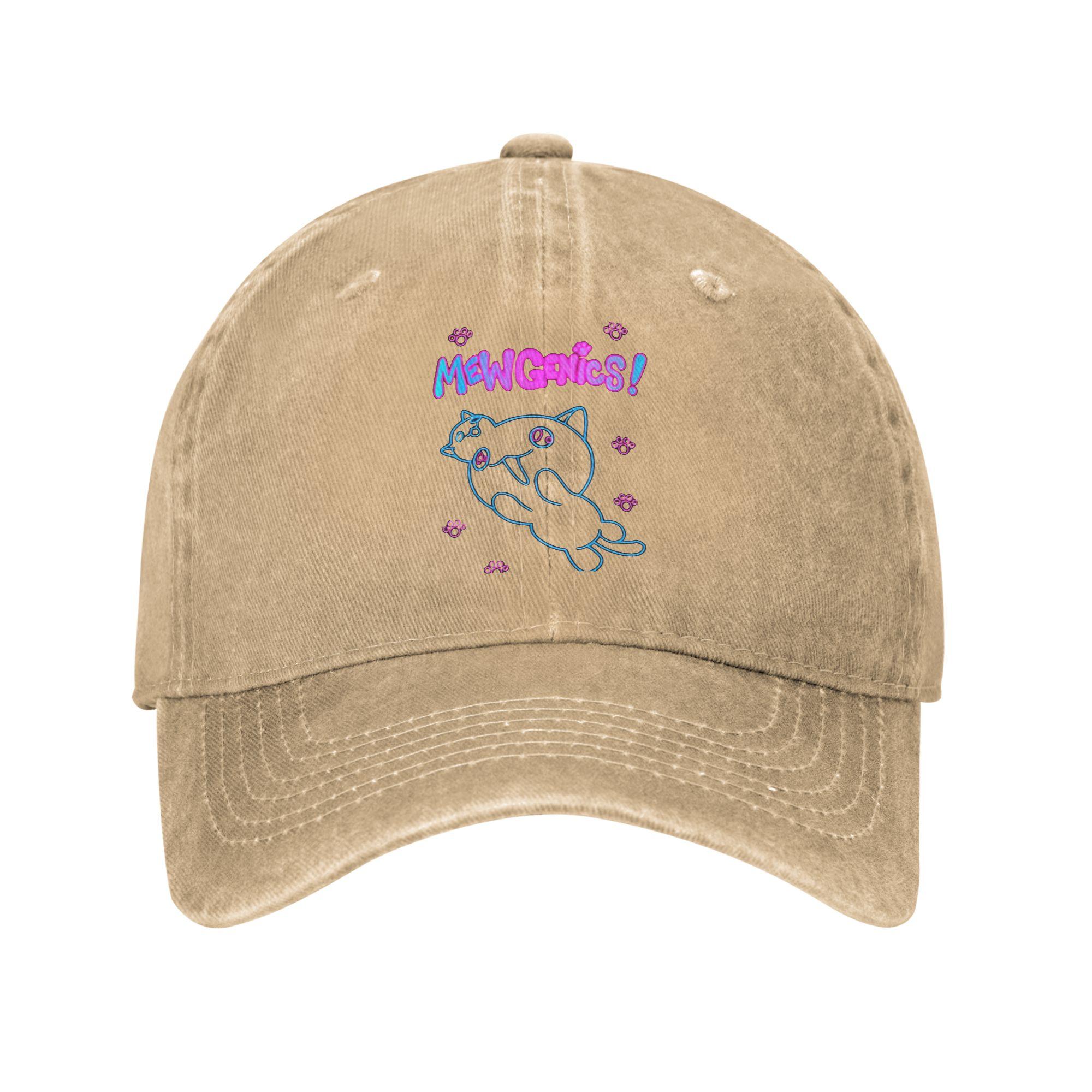 

Casual Mewgenics Game Kawaii Cats Baseball Cap Men Women Distressed Cotton Sun Cap All Seasons Travel Gift Caps Hat One Size хаки