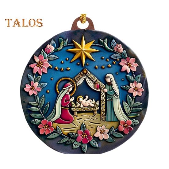 

Рождественские украшения Религиозные рождественские украшения для рождественской елки Рождественские украшения для сцены Рождества Христова Христианские украшения для дома, фермы, праздничный декор A