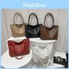 Chic Fashionable Large Tote Handbag For Women In Black White Red Khaki Coffee