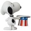Medicom Toy UDF 723 PEANUTS SERIES 15 AMERICANA UNCLE SNOOPY Uncle Approximately 68mm Complete Figure No. (American Snoopy) - Tall, Non-Scale,