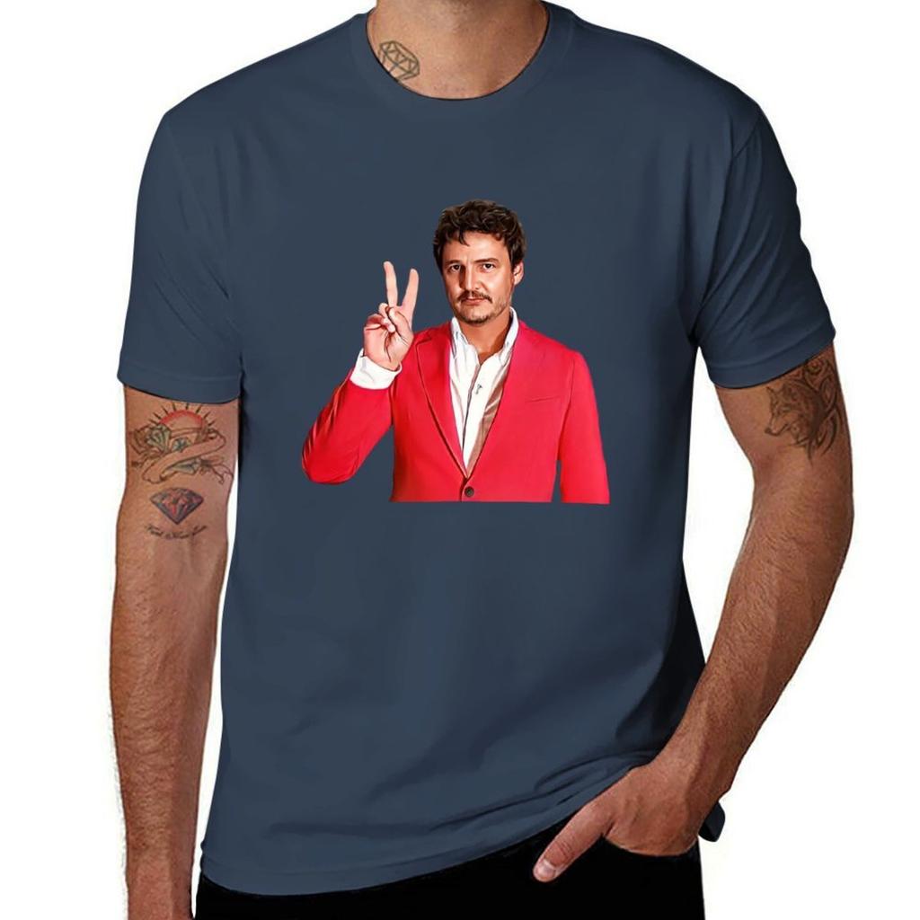Pedro Pascal Peace Tshirt Casual Loose Daily Wear Tshirt