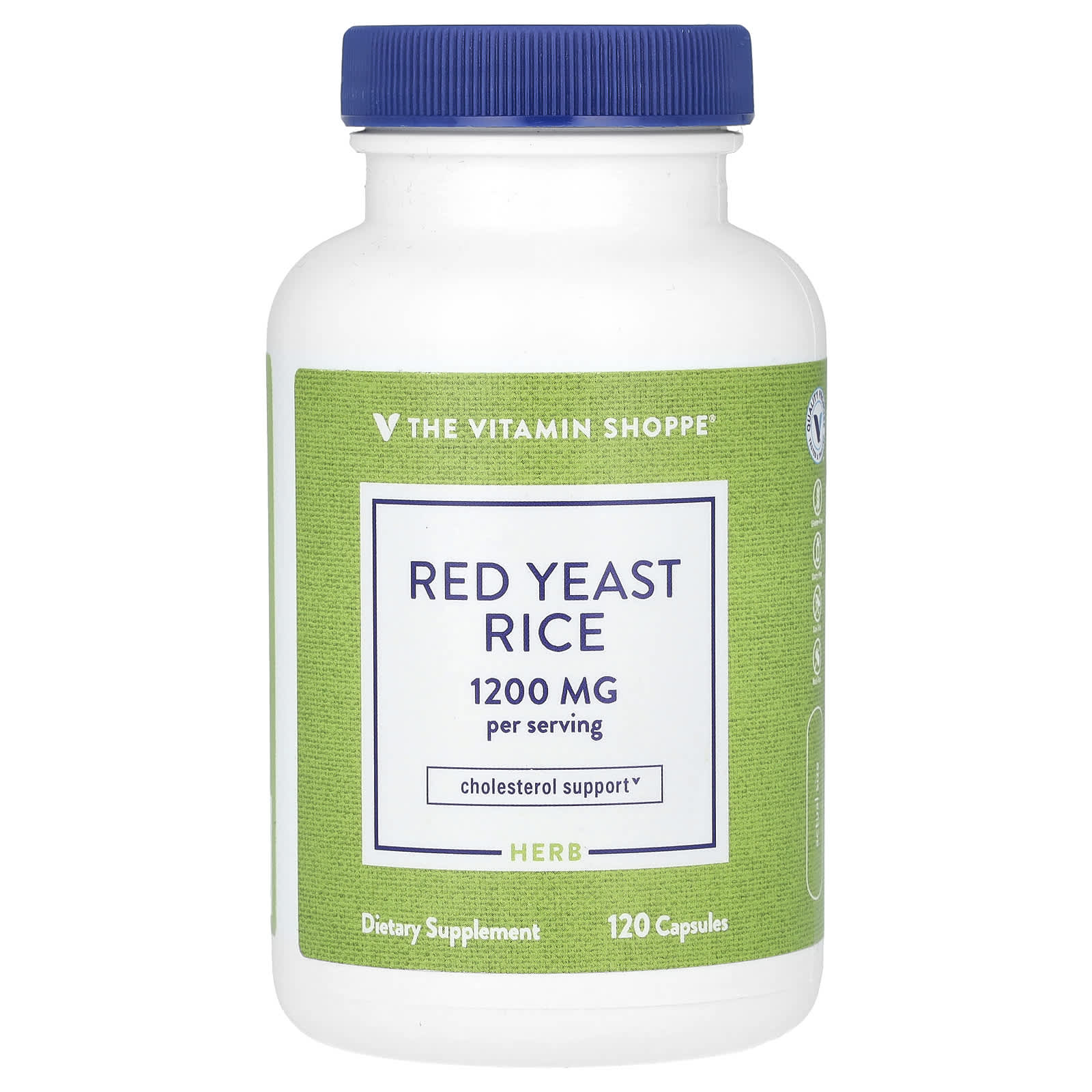 

Rice Red Yeast, 1,200Mg, 120 Capsules (600Mg per capsule)
