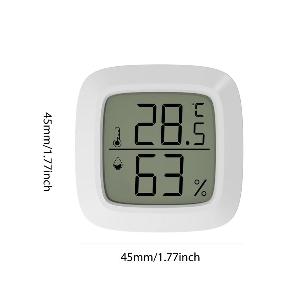 Thermometer Hygrometer Humidity Monitor with Magnetic Suction LCD Digital Weather Station Temperature Tester Gauge