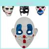 Máscara Coringa Ladrão Batman Resina Máscara Cosplay Para Fantasia de Natal e Halloween e Decoração de Festa