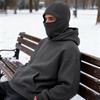 Unisex Balaclava Bluza z kapturem Pulower Bluza z kapturem z maską narciarską Ciepła Wiatroodporna Bluza z kieszenią z przodu do biegania Sportów outdoorowych Street