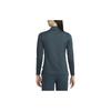 Nike Women's Dri-FIT 1/2-Zip Long-Sleeve Training Top Deep Jungle DD4946-328