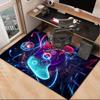 Neon Gaming Controller Office Rug Chair Mat, Game Carpet, Suitable for Front Door, Bedroom, Living Room, Desk, Holiday Gift