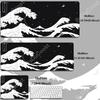 Japanese The Great Wave of Kanagawa Large Gaming Mousepad 800x300mm Gamer Keyboard Lock Edge Desk Mats Office Laptop Accessories