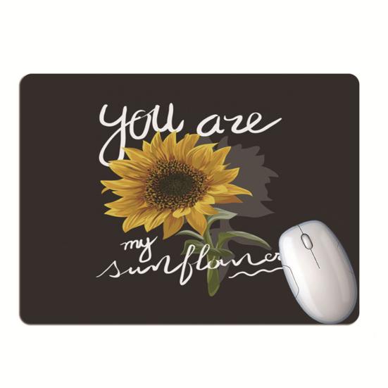 Prémiová stolní podložka pod myš měkký černý hladký povrch