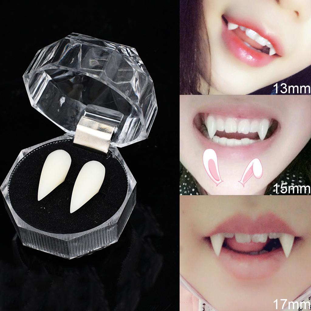 Halloween Bloodcurdling Vampire Werewolves Fangs Fake Dentures Teeth Costume