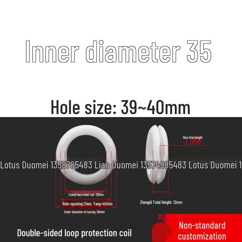 Industrial Dustproof Double-Sided Rubber Cable Grommet & Sealing Ring for Distribution Box