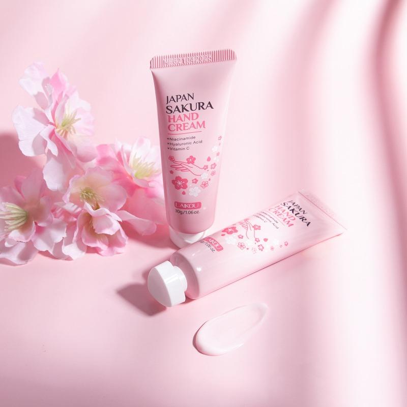 Japan Sakura Deep Moisture Hand Cream For Dry Skin 30g