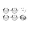 5 Tier Stainless Steel Steamer Cooker Steam Pot Kitchen Food Cooking Glass Lid DIY Placement for Steaming and Cooking Fish