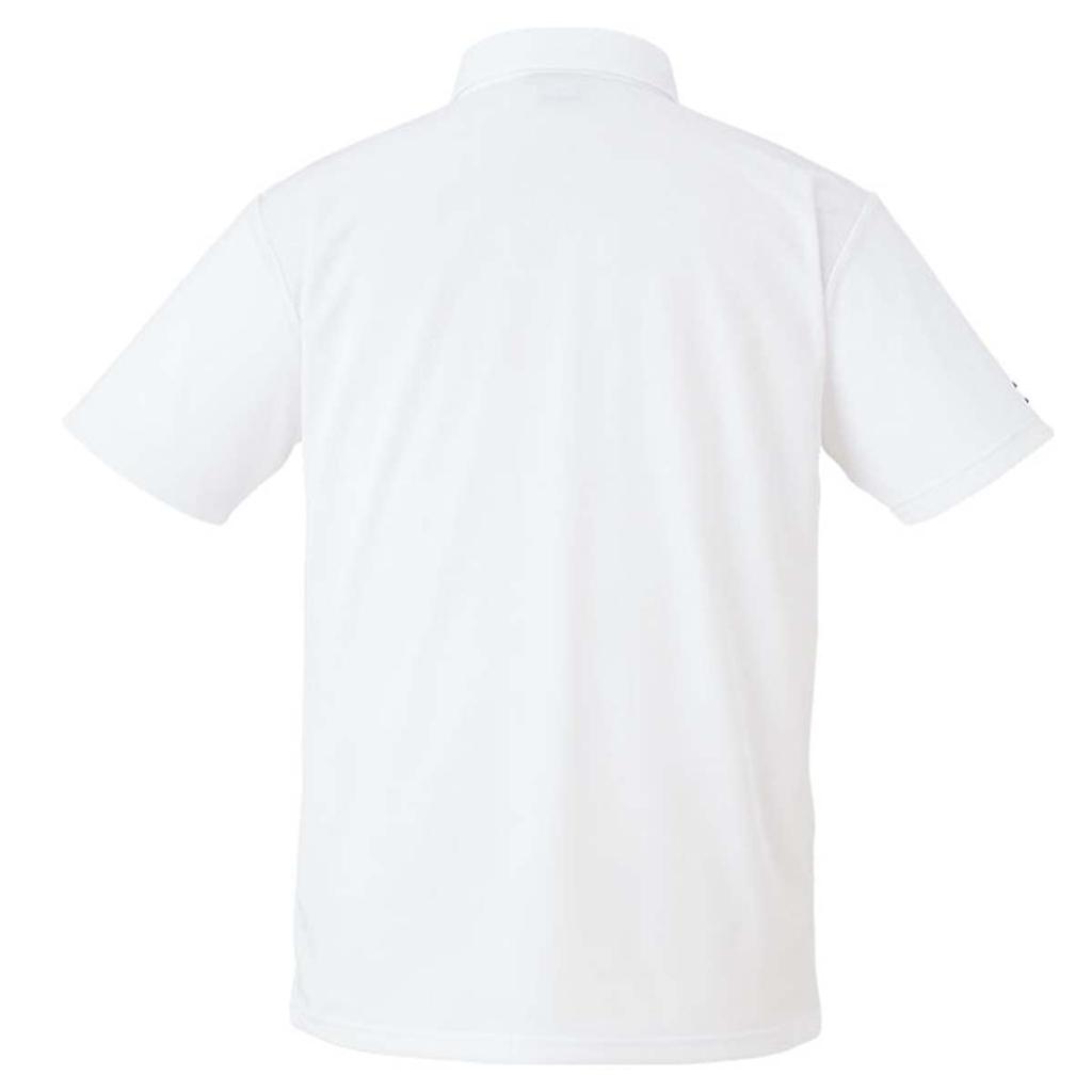 ZETT Baseball Polo White Size BOT83P Shirt, Button-Down, (1100), Small,