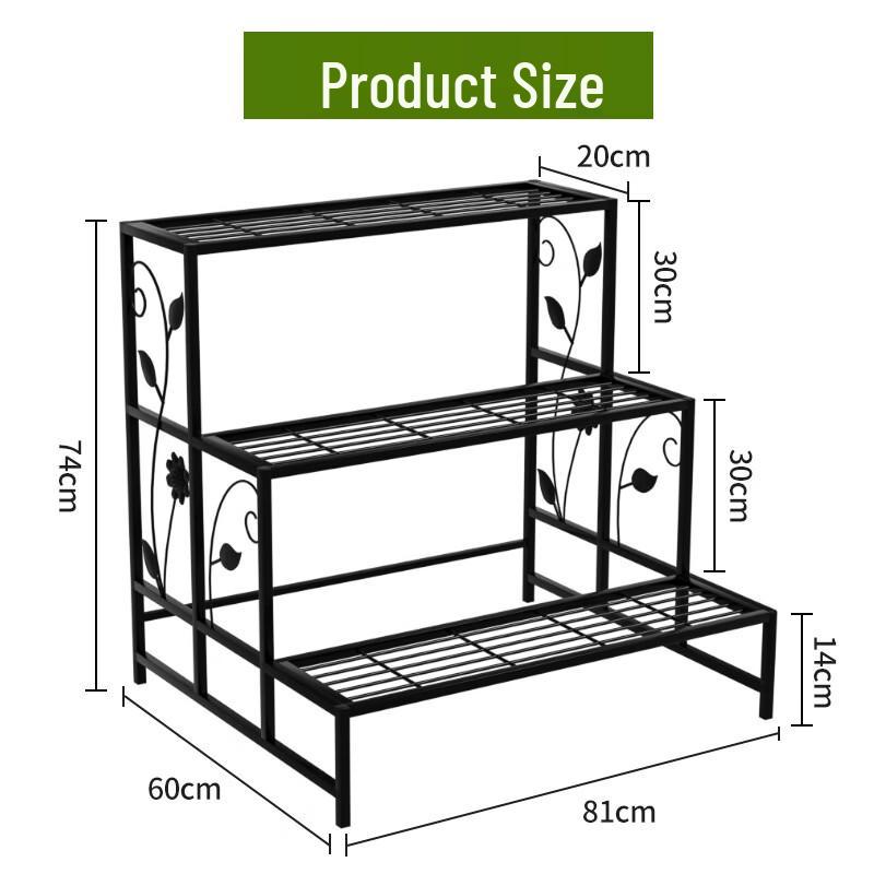 Shixun Ladder-Style Balcony Plant Stand