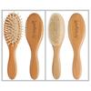 ZHILY Baby Hair Brush (Goat Hair) & Comb Set. A Soft Brush for Soft Hair. Gentle On the Scalp. Handle Hairbrush for Smooth, Manageable Hair. A Perfect