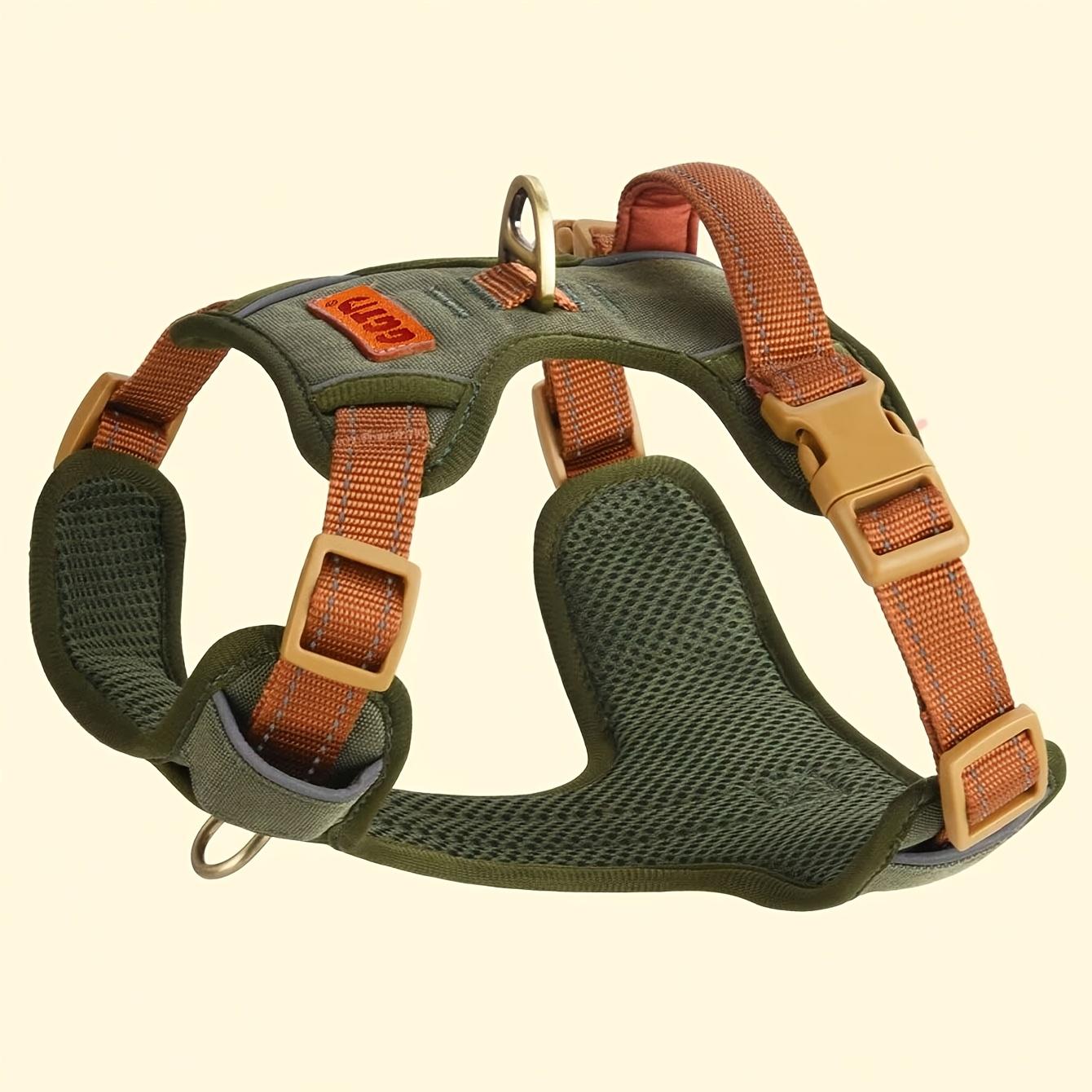 

1pcs[Adjustable and comfortable dog safety harness] 1 reflective durable dog harness XXS зелёный