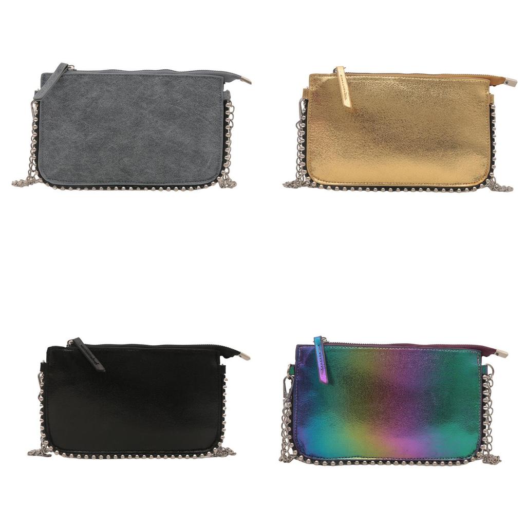 Small Pu Envelope Bag For Women With Chain Strap And Zip Closure For Daily Use