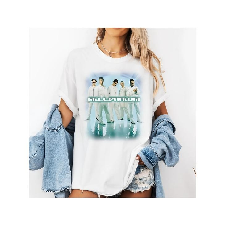 B-Backstreet BSB Boys Millennium Old School 90s Shirt | BSB Concert 2025, Boy Band Tee, Music Y2k Vintage, Casual Crew Neck, Regular Fit, Print