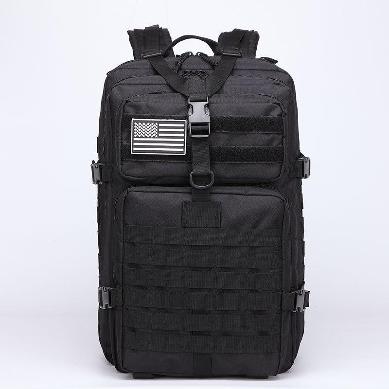 

Tactical Outdoor 3P Backpack with Molle System - Multi-Functional Oxford Cloth Travel Bag 36-55L