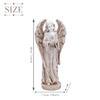 Valery Madelyn Garden Gardening Angel Outdoor Solar Garden Lawn 18cm Light, Accessories, Statue, Ornament, Light, Ornament, Ornament, Resin,