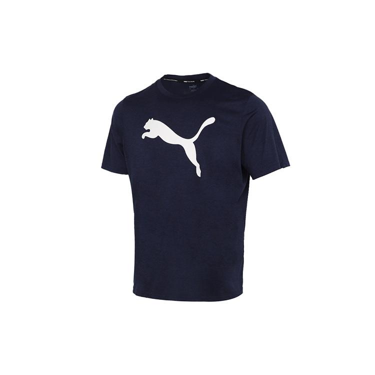 PUMA Train Favorite Heather T-shirt Navy Men s 520139-06 S