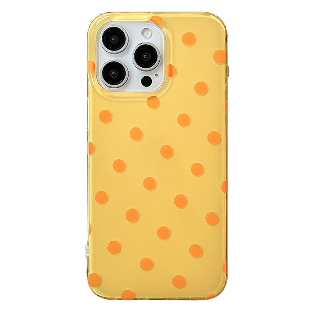 

Ins Korean Cute Polka Dot Phone Case for iPhone 17 16 15 14 13 Pro Max 16Pro Stylish Aesthetic Shockproof Lovely Soft Back Cover iPhone17 Pro