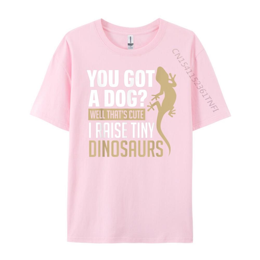 Funny Bearded Dragon Lizard Funny I Raise Tiny Dinosaurs Mens Clothing 2025 Comfortable Graphic T Shirts Printed On