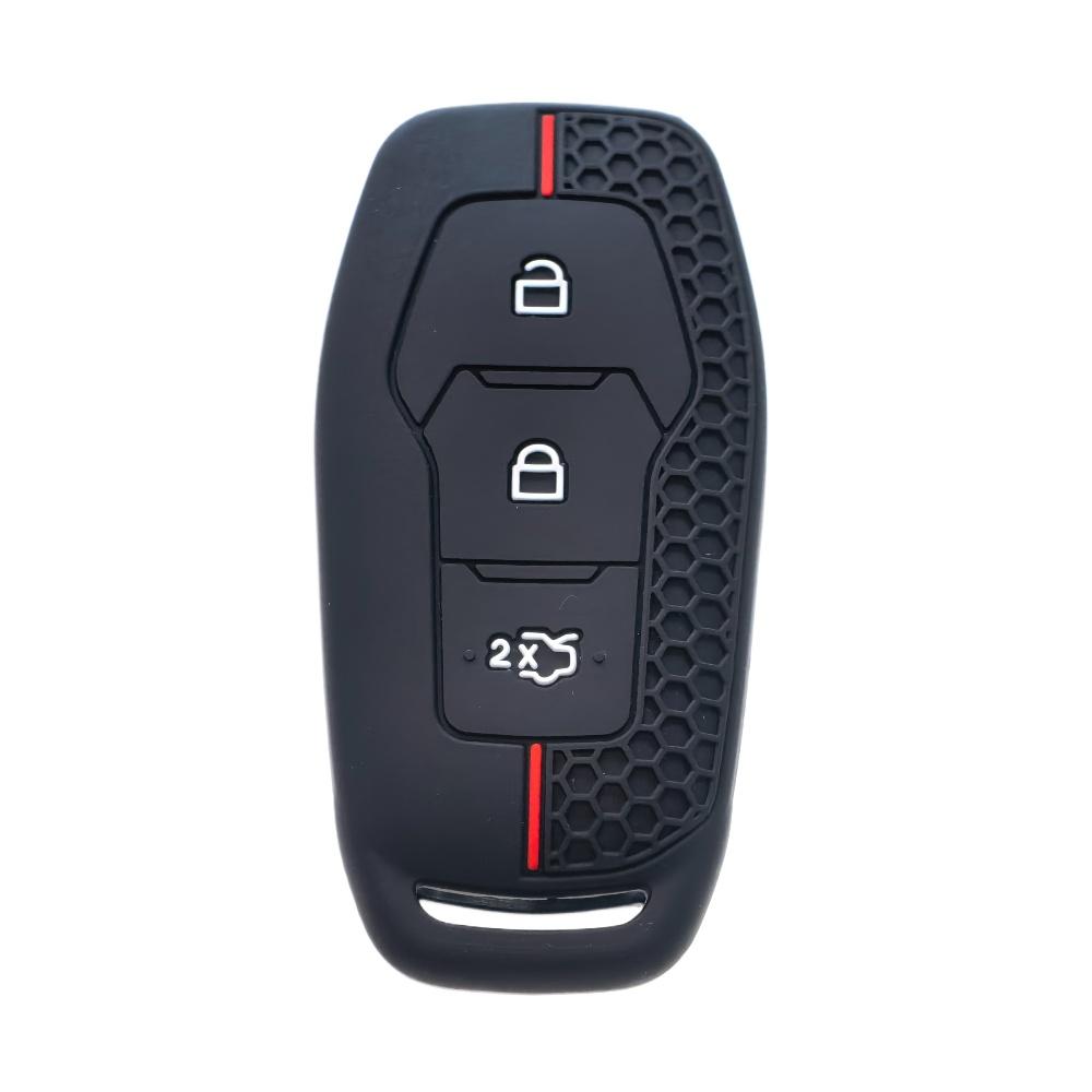 

Silicone Car Key Case Fob Cover Shell For Ford Figo Mondeo 5 Ecosport Fiesta Mk8 Everest Ranger Fusion Kuga Escort F150