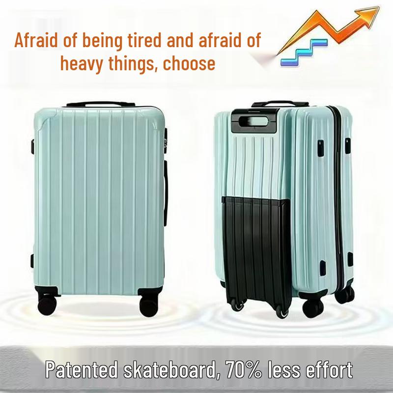 Multifunctional Stair-Climbing Spinner Luggage 22 inch