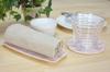 Milky Check Pink Dishwasher Stylish and Cute Ideal for Tea Trays and Waterproof and Perfect for and Made in Japan TATSU-CRAFT Coaster, Safe, Plastic,