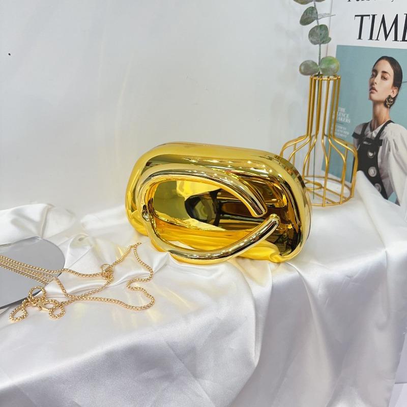 Trendy Classic Round Box Clutch Bag Dinner Bag Acrylic Bag Retro Metal Handle Shoulder Crossbody
