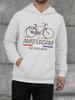 Amsterdam Netherlands Bike Prints Mans Hoodie Fashion Hip Hop Clothes Street Casual Hoody Autumn Loose Warm Sportswears Male