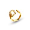 26 English Alphabet Adjustable Women's Fashion Rings