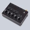 Ultra Compact Audio Mixer KTV Karaok 4 Channel Professional Sound Mixer Ultra Low Noise 4Channel Audio Line Mixer