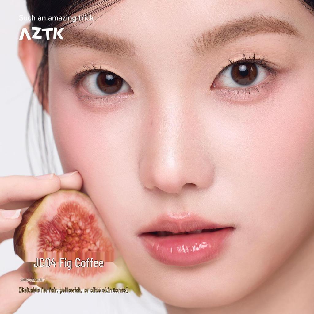 AZTK Velvet Matte Nude Liquid Blush & Highlighter for Contour and Complexion Enhancement.