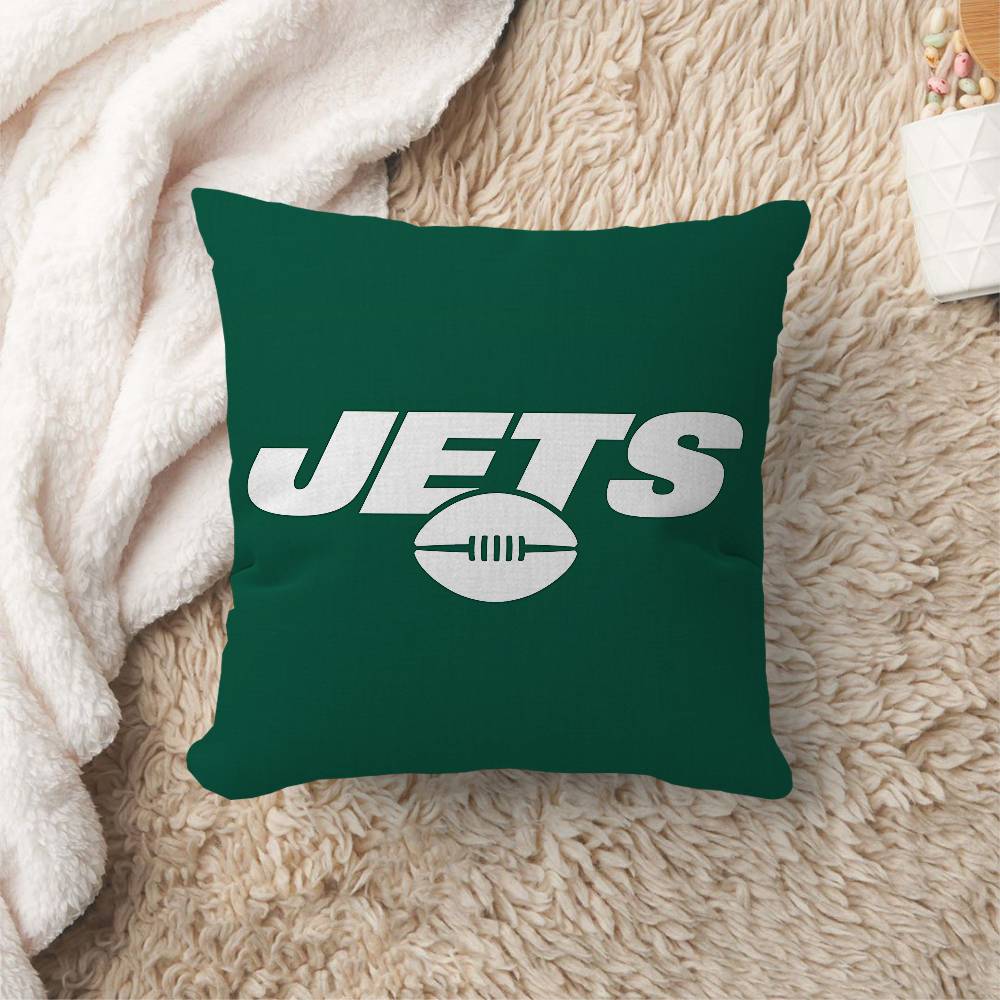 NNew YYork JJetS Maple Design Cushion Cover Happy Autumn Harvest decor Holiday Decorati Pillow Cover