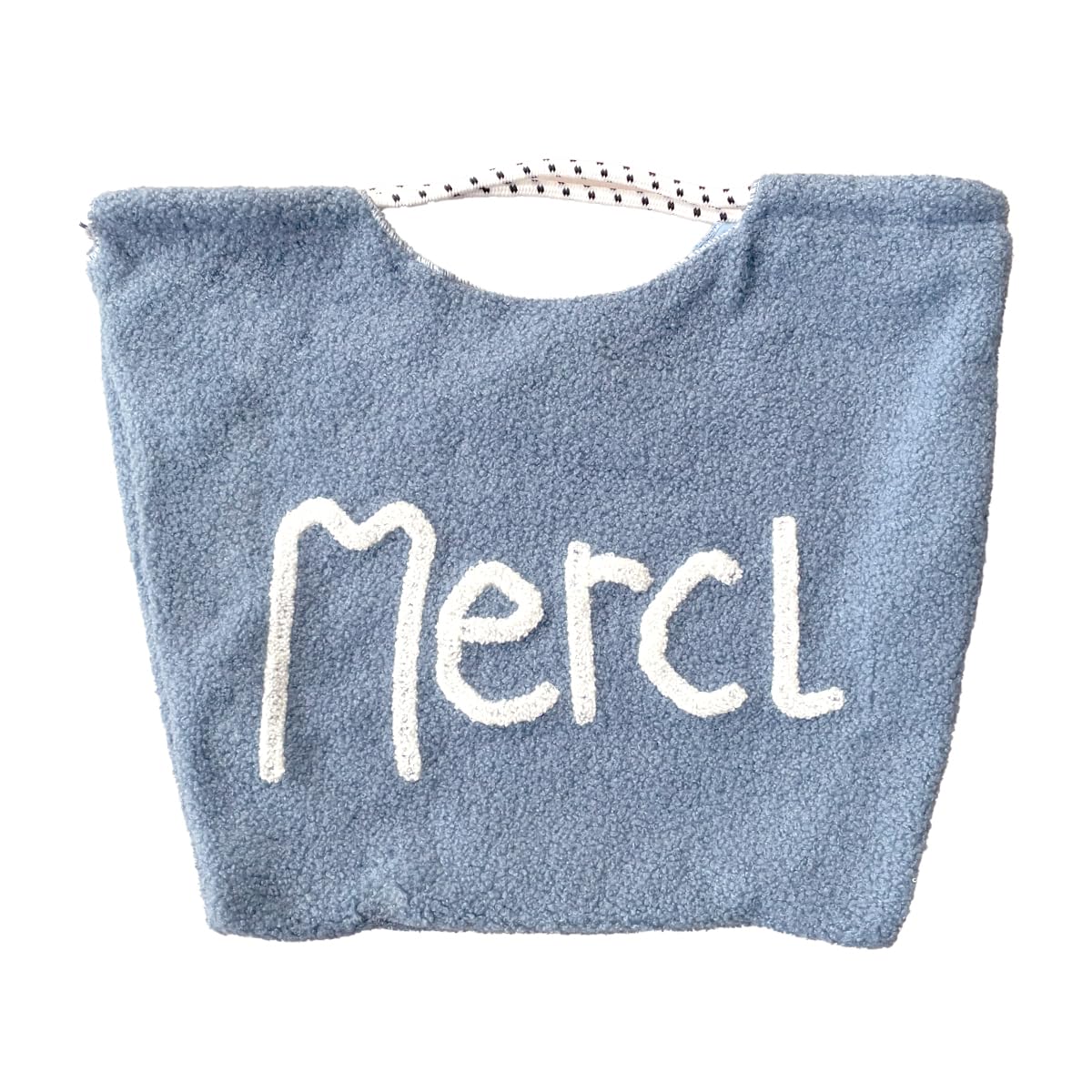 

Boa Bag Tote Bag Handbag A4 Rope Stylish Small Mini Tote Fluffy Merci Boa Bag [DIVA Rose] Women s (Blue) синій