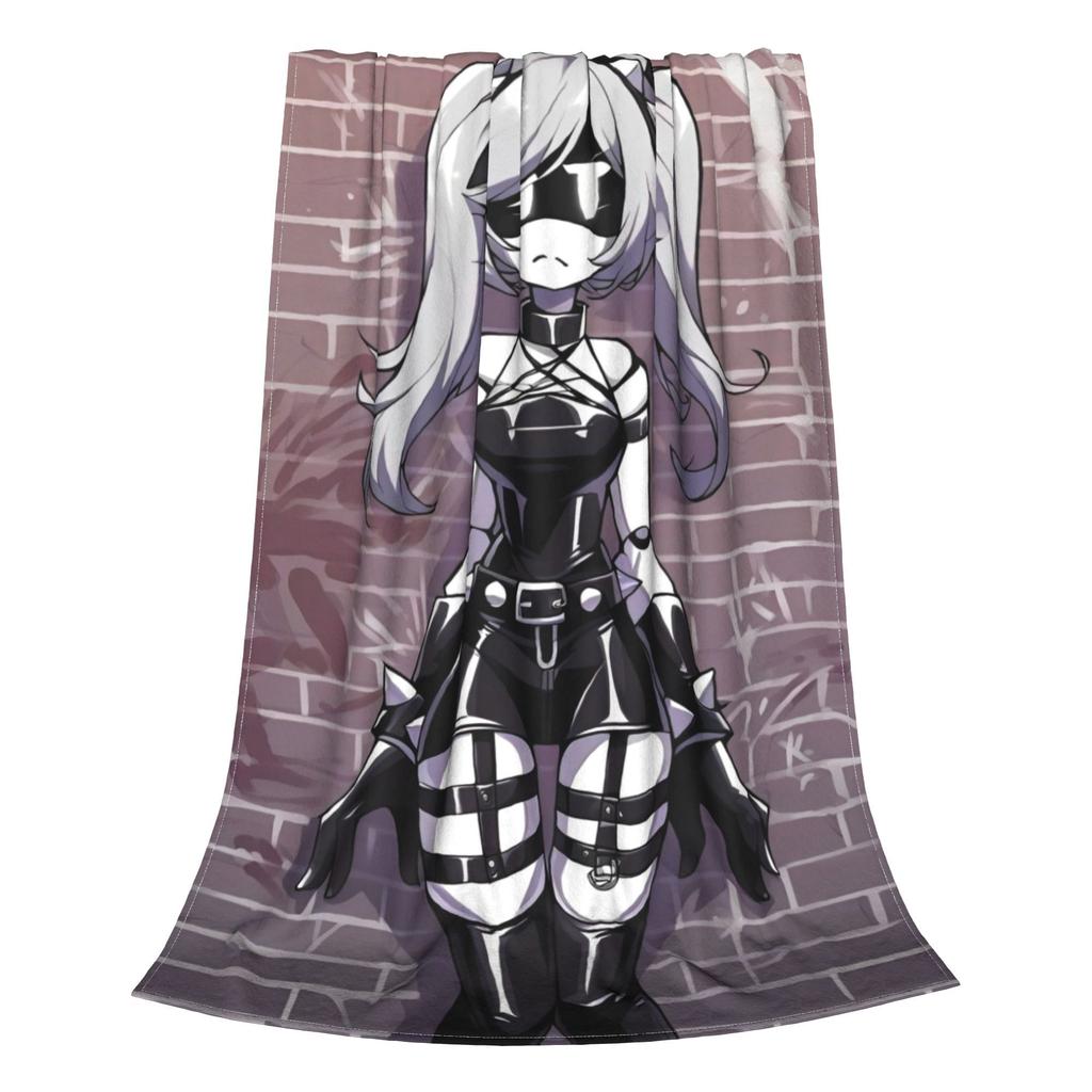 Murder Drones N and Uzi Fleece Throw Blanket  Blanket for Home Travel Warm Bedroom Quilt