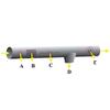 Flame Retardant Antibacterial Fabric Ventilation Duct