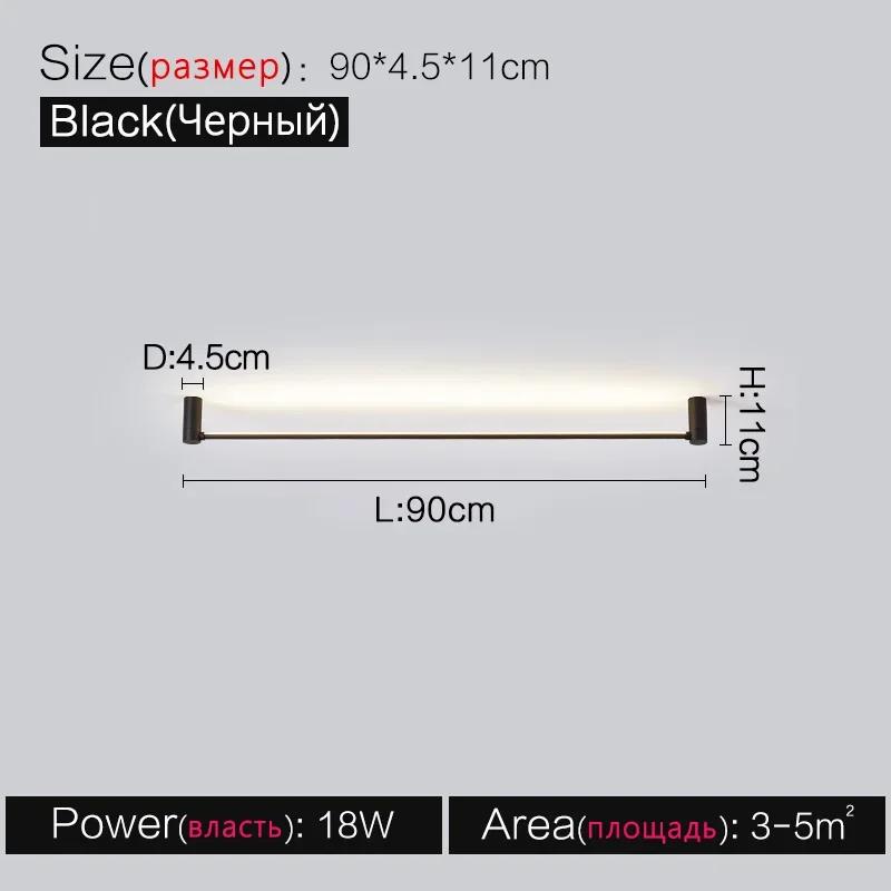 Ceiling Lampextremely Simple Skyline Led Strip Light Living Room No Main Light Lighting Background Wall Linear Light