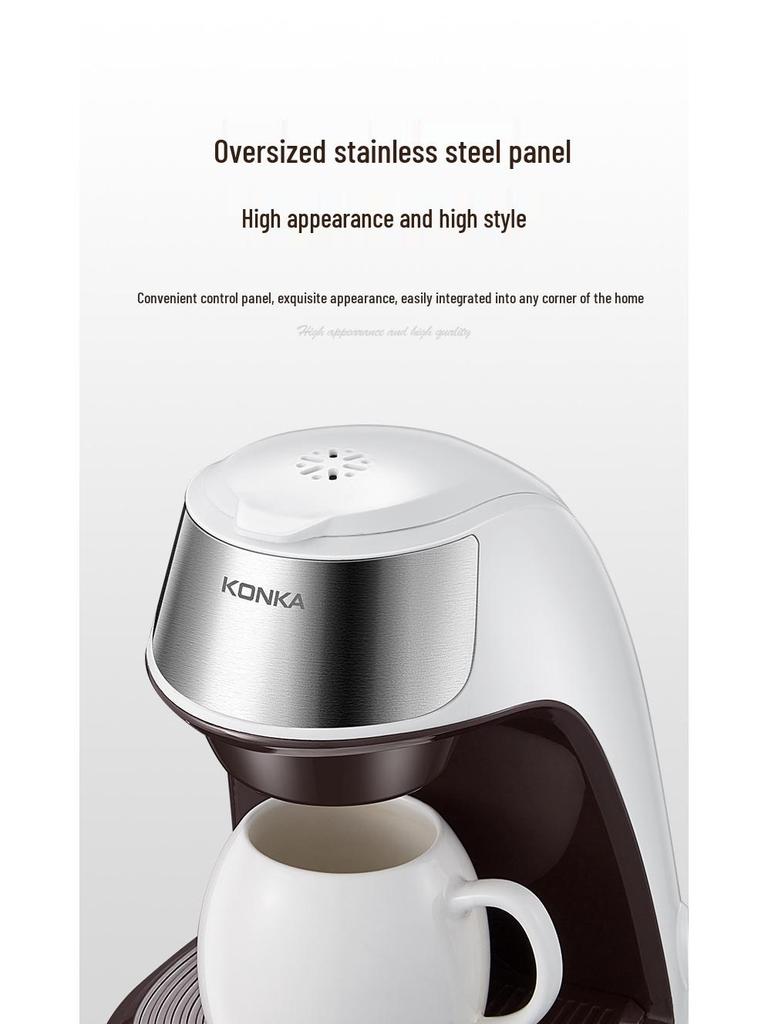 Compact Automatic Drip Coffee & Tea Maker for Home and Office