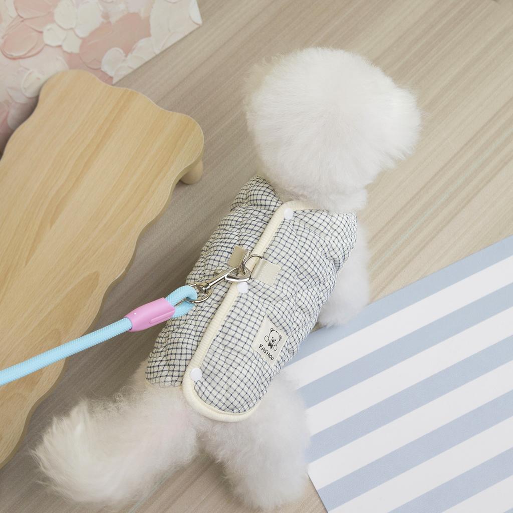Pet Dog and Cat Clothes Teddy Bichon Schnauzer Small Dog Thickened Anti-shedding Vest