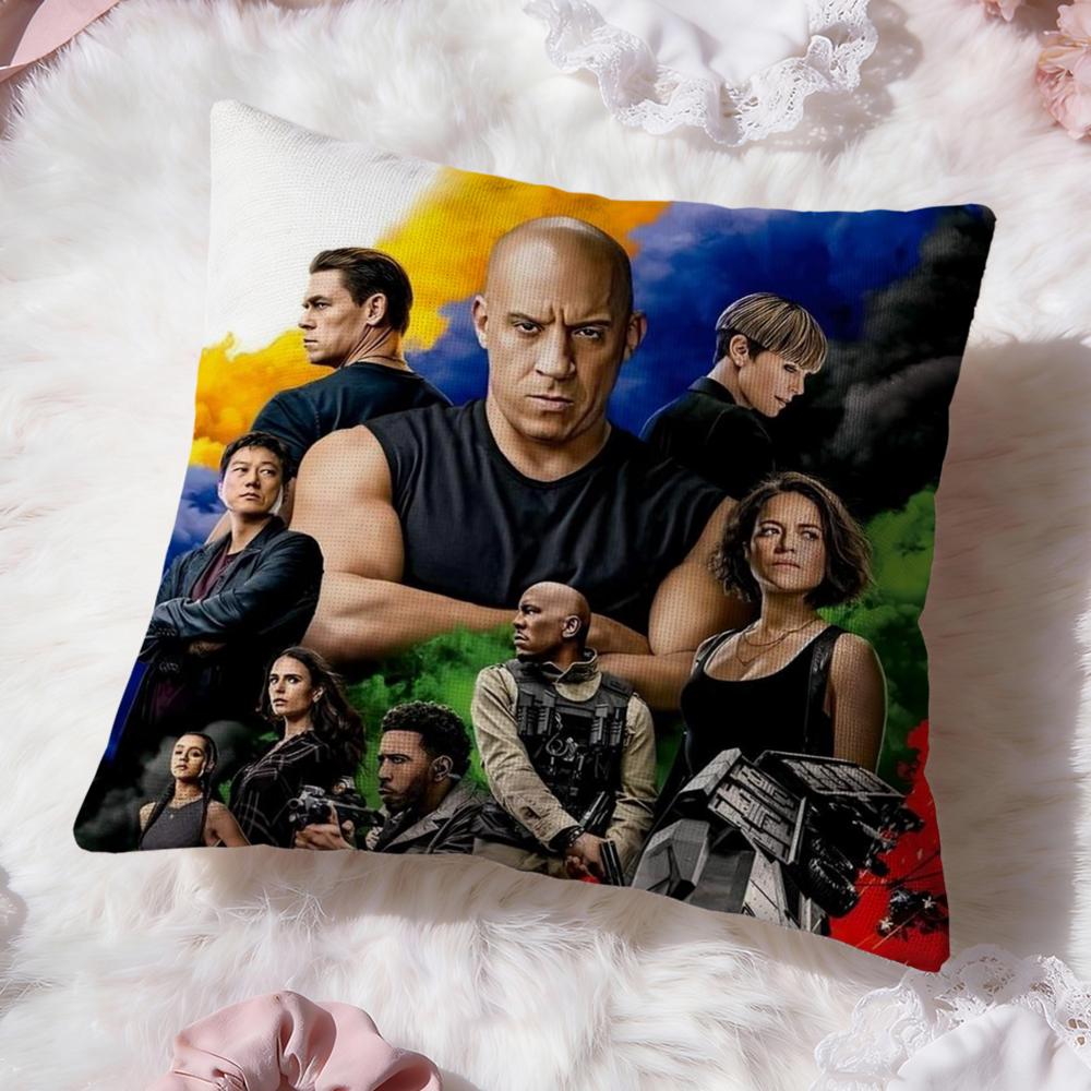 Movie TThe Fast The FuriousS Cushion Cover Premium Comfort Reversible Pillow Cove -Two In One Design for Any Room & Car Interior