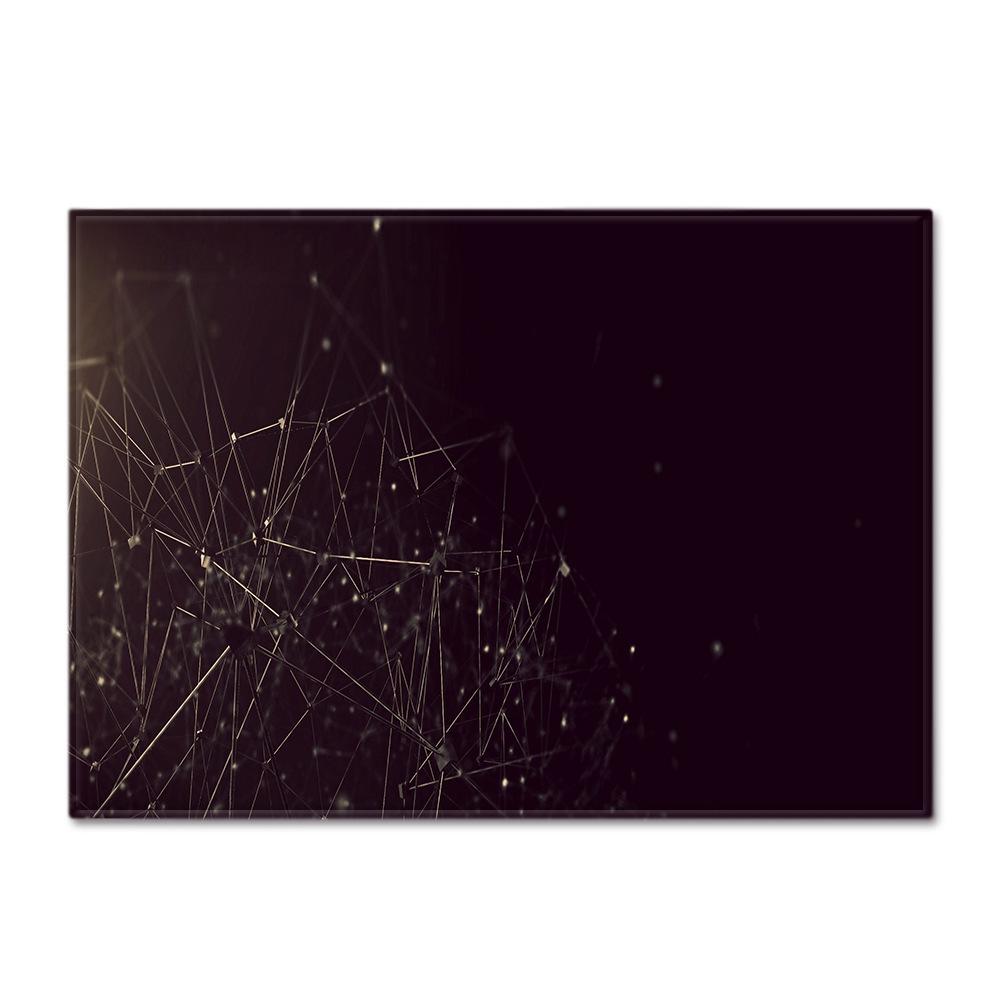 

Line Printing Three-Dimensional Carpet Living Room Runway Green Floor Mat 1.5*1